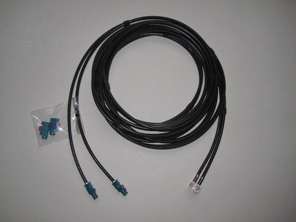 Antennaextensioncable 2x 4,5m RG58